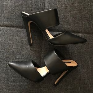 black strap heels